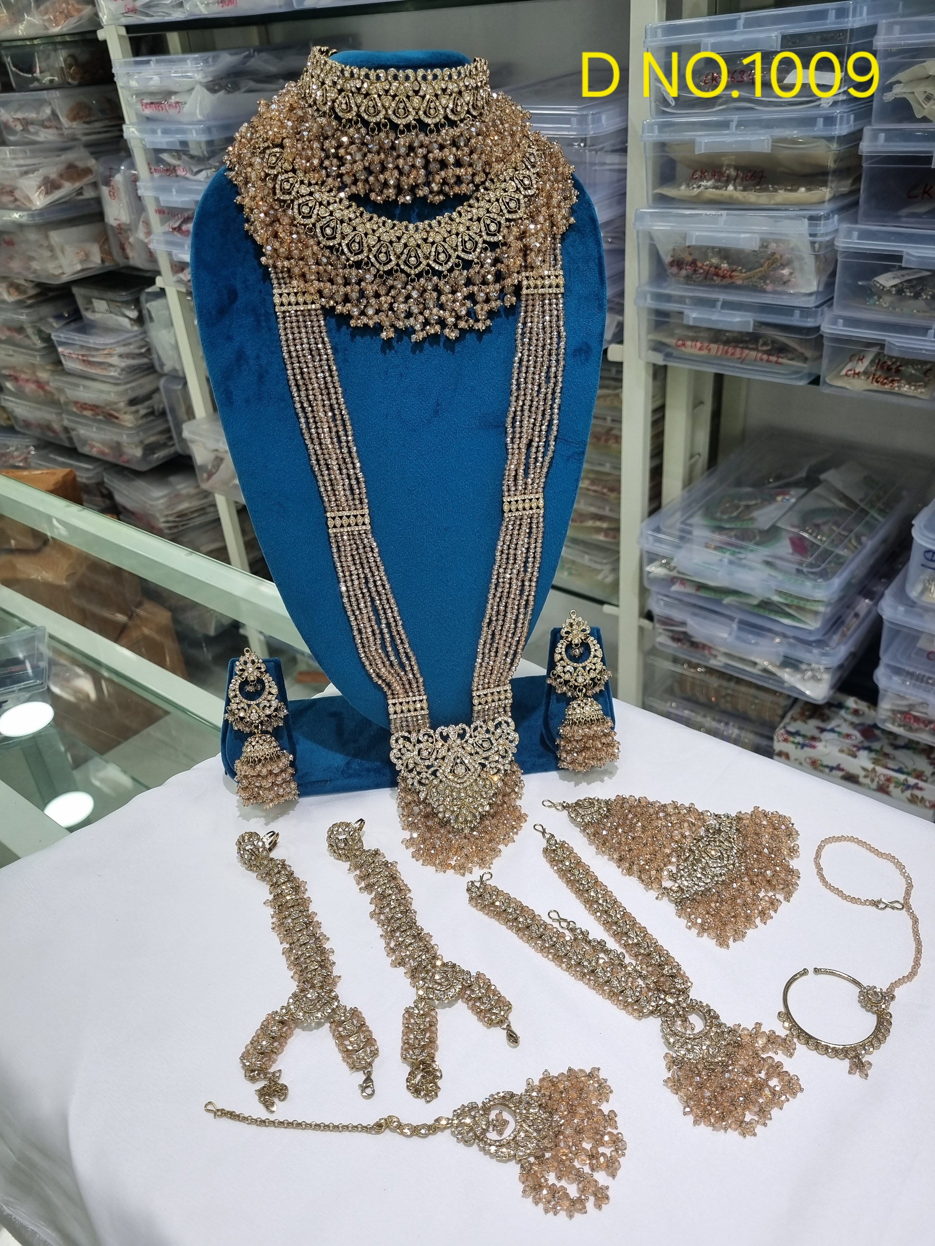 Royal Multi-Strand Crystal Statement Bridal Set